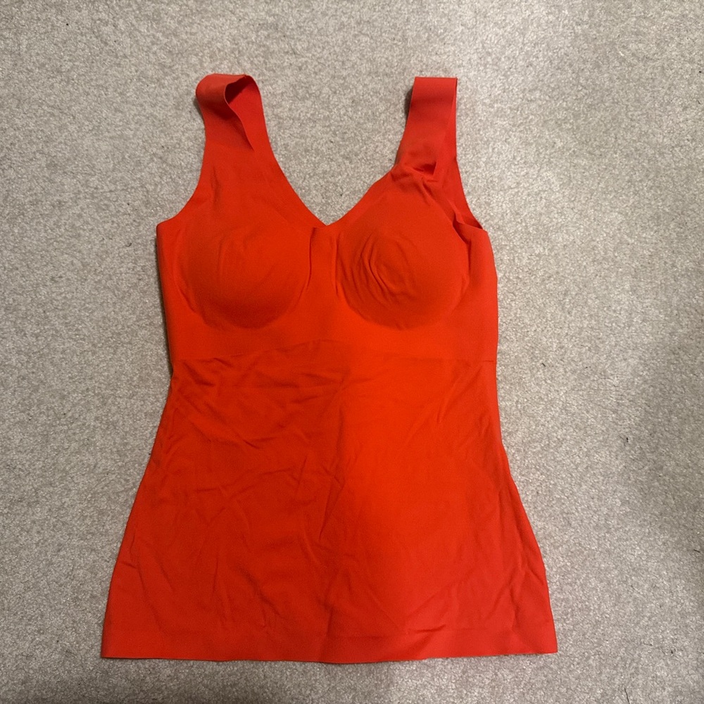 Knix Luxelift Seamless solar orange Tank Shapewear Top